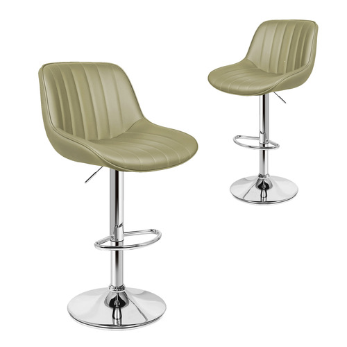 90cm Vitesse Faux Leather Adjustable Bar Stools