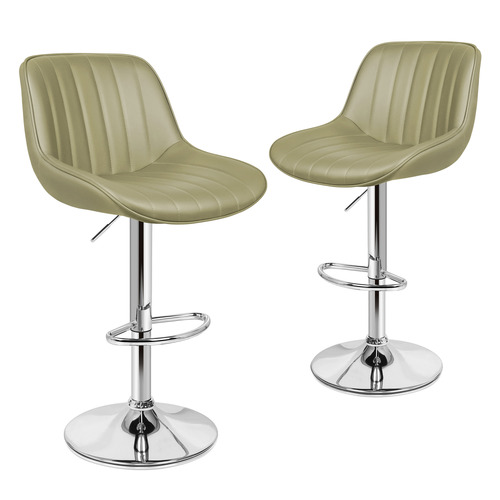 90cm Vitesse Faux Leather Adjustable Bar Stools