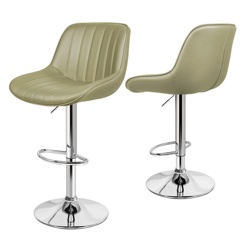 90cm Vitesse Faux Leather Adjustable Bar Stools