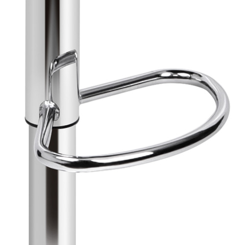 80cm Nunnally Faux Leather Adjustable Bar Stools