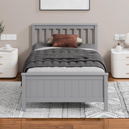 Freya Pine Wood Bed Frame