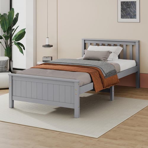 Freya Pine Wood Bed Frame