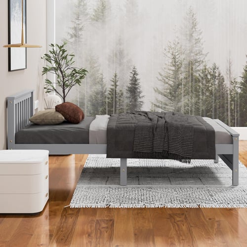 Freya Pine Wood Bed Frame