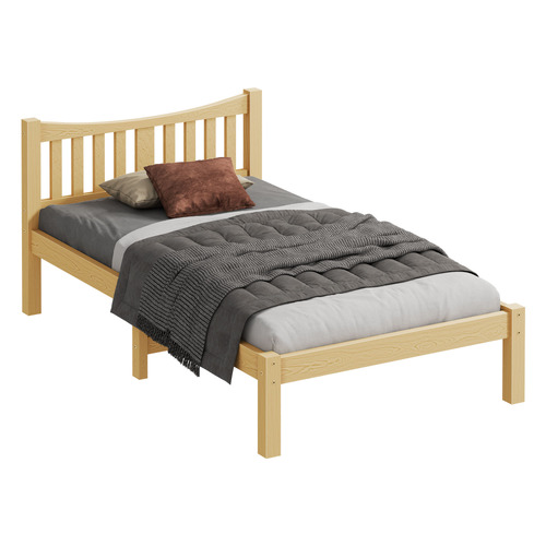 Natural Carmilla Pine Wood Bed Frame
