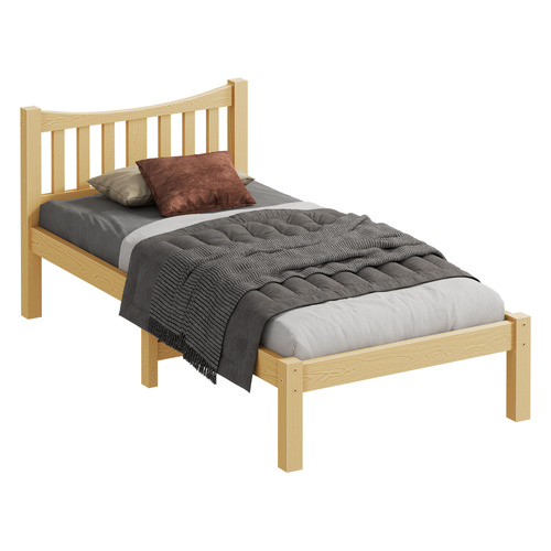 Natural Carmilla Pine Wood Bed Frame