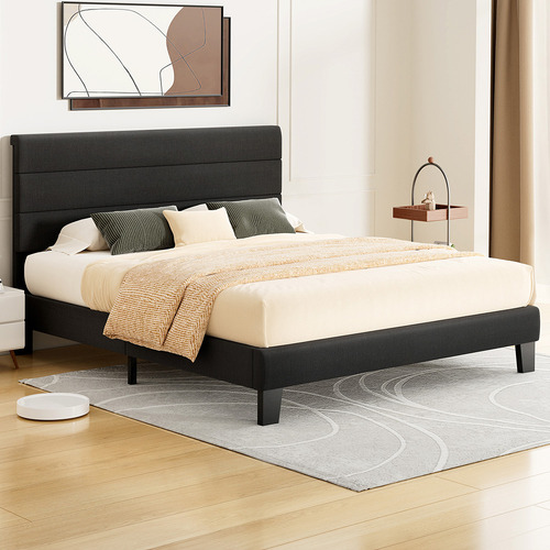 Charcoal Kaan Upholstered Bed