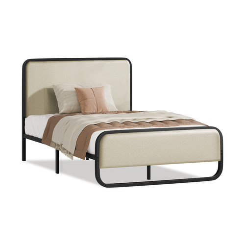 Beige-Stephan-Upholstered-Bed-Frame