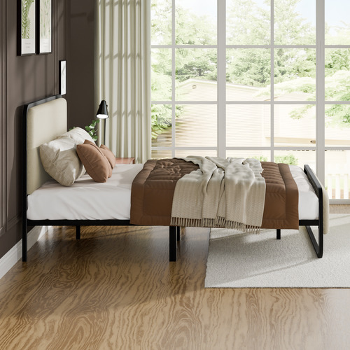 Beige-Stephan-Upholstered-Bed-Frame