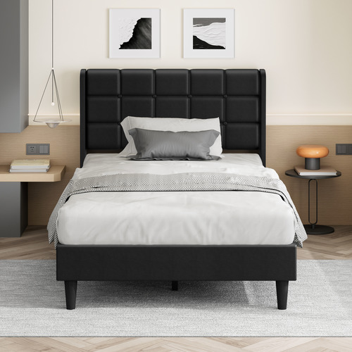 Black-Hobbs-Faux-Leather-Bed-Frame