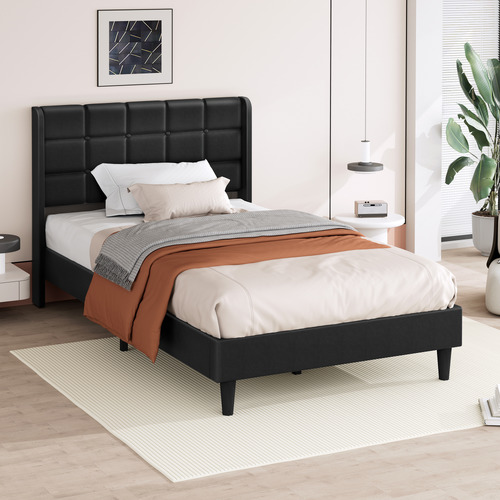 Black-Hobbs-Faux-Leather-Bed-Frame