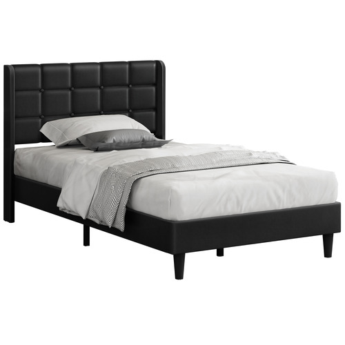 Black-Hobbs-Faux-Leather-Bed-Frame