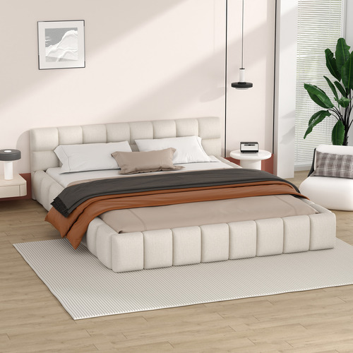 Beige-Ellie-May-Platform-Bed