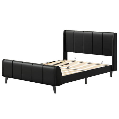 Ross-Faux-Leather-Platform-Bed
