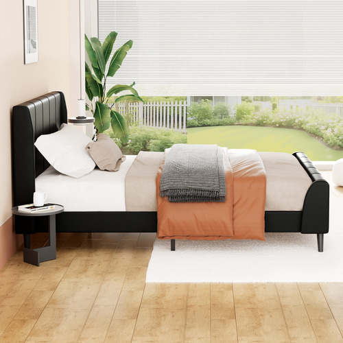 Ross-Faux-Leather-Platform-Bed