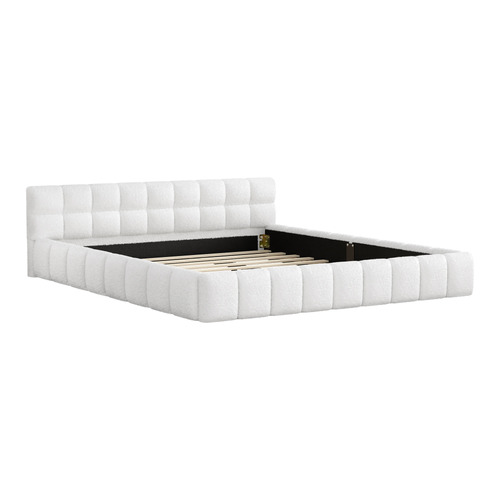 Ellie-May-Boucle-Platform-Bed