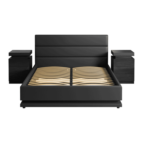3 Piece Swinggold Gas Lift Bedroom Set with LED