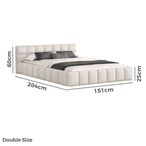 Beige Ellie May Platform Bed