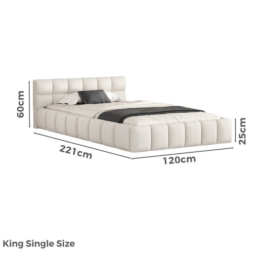 Beige Ellie May Platform Bed