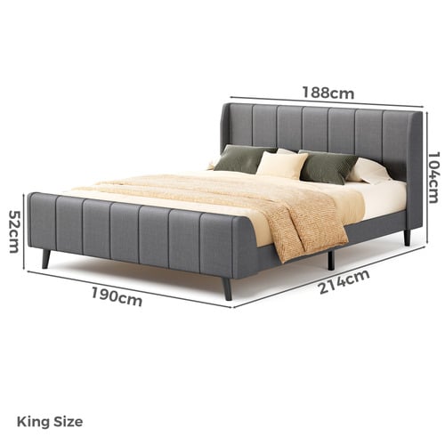 Ross Upholstered Platform Bed