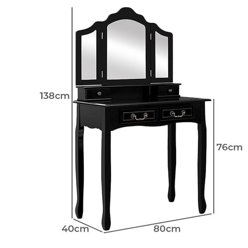 2 Piece Priscilla Dressing Table & Stool Set