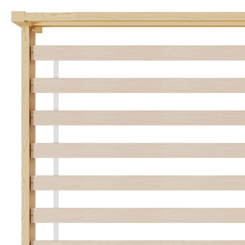 Earlenda Pinewood Bed Base and Mattress Set