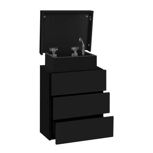 3 Piece Swinggold Gas Lift Bedroom Set with LED