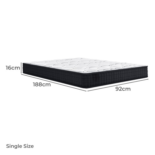 Lyna Pine Wood Bed & Tight Top Mattress