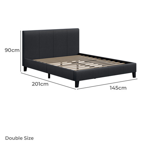 Kyle Upholstered Bed and Euro Top Mattress