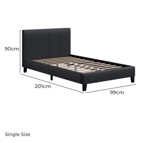 Kyle Upholstered Bed and Euro Top Mattress