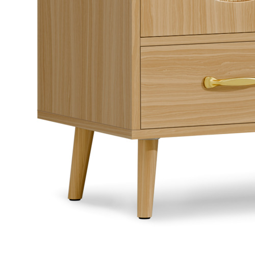 Luelle 2 Rattan Door 2 Drawer Sideboard Buffet