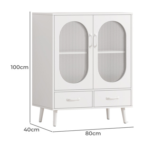 Luelle Fluted Sideboard Buffet