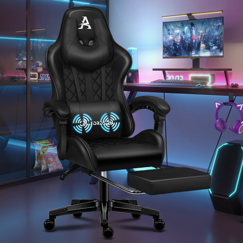 Sova-Faux-Leather-Gaming-Chair-with-Lumbar-Massage