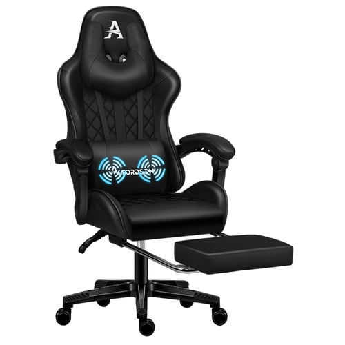 Sova-Faux-Leather-Gaming-Chair-with-Lumbar-Massage