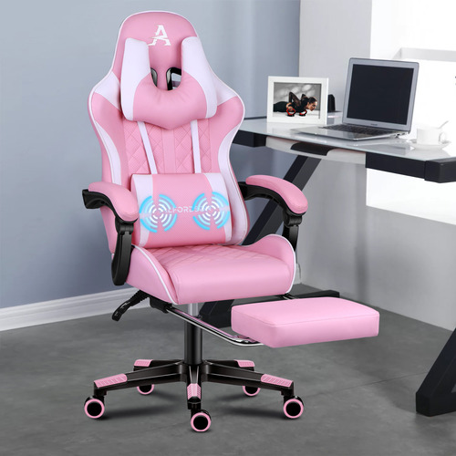 Sova-Faux-Leather-Gaming-Chair-with-Lumbar-Massage