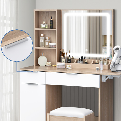 2-Piece-Sienna-LED-Dressing-Table-and-Stool-Set