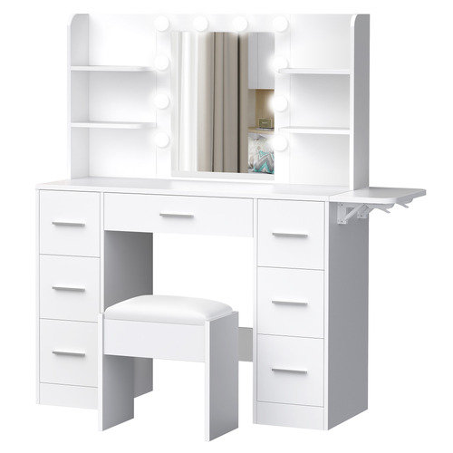 2 Piece Willow Dressing Table & Stool Set