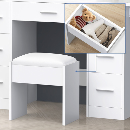 2 Piece Willow Dressing Table & Stool Set