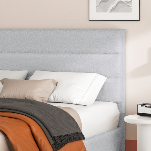 Light-Grey-Preston-Boucle-Bed-Frame