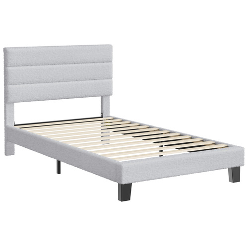 Light-Grey-Preston-Boucle-Bed-Frame