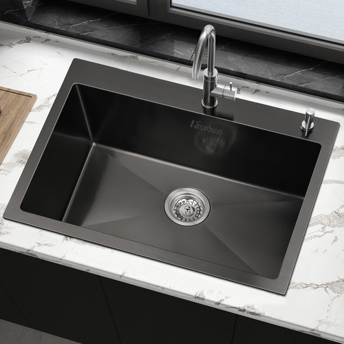 Costa 680mm Single Stainless Steel Kitchen Sink
