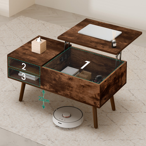 HoxtonRoom Sheenan Lift Up Coffee Table | Temple & Webster