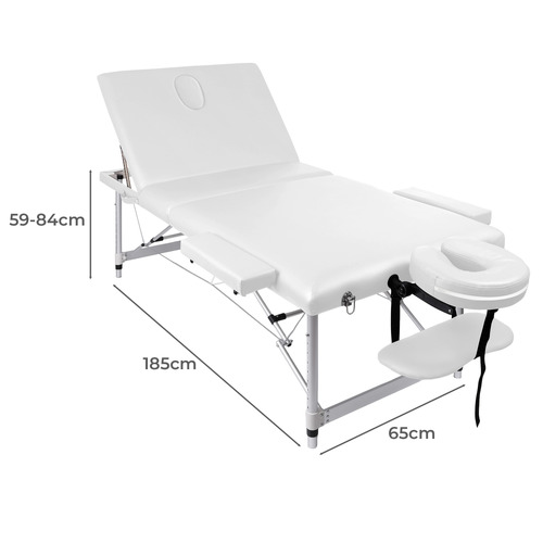 3 Fold Allia Faux Leather Massage Table