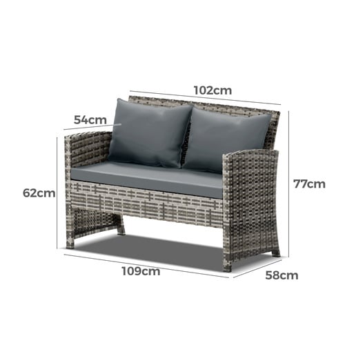 4 Seater Adair Outdoor Lounge Set