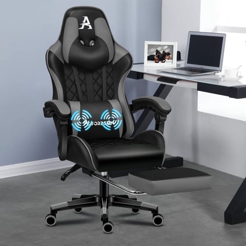 Sova-Faux-Leather-Gaming-Chair-with-Lumbar-Massage