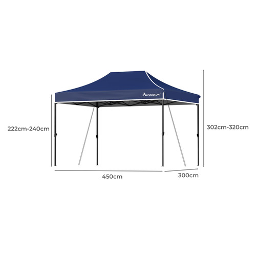 3m x 4.5m Mohan Outdoor Pop-Up Gazebo