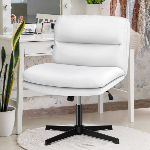 2-Piece-Gregorie-Faux-Leather-Office-Chair-and-Ottoman-Set