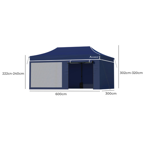3m x 6m Felix Outdoor Pop-Up Gazebo