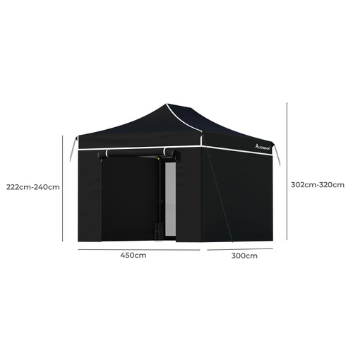 3m x 4.5cm Neven Outdoor Pop-Up Gazebo