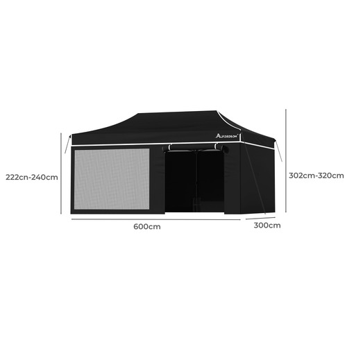 3m x 6m Felix Outdoor Pop-Up Gazebo