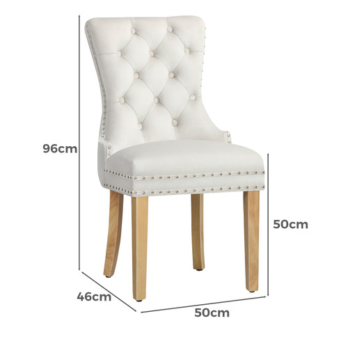 Dewin Tufted Velvet Dining Chairs